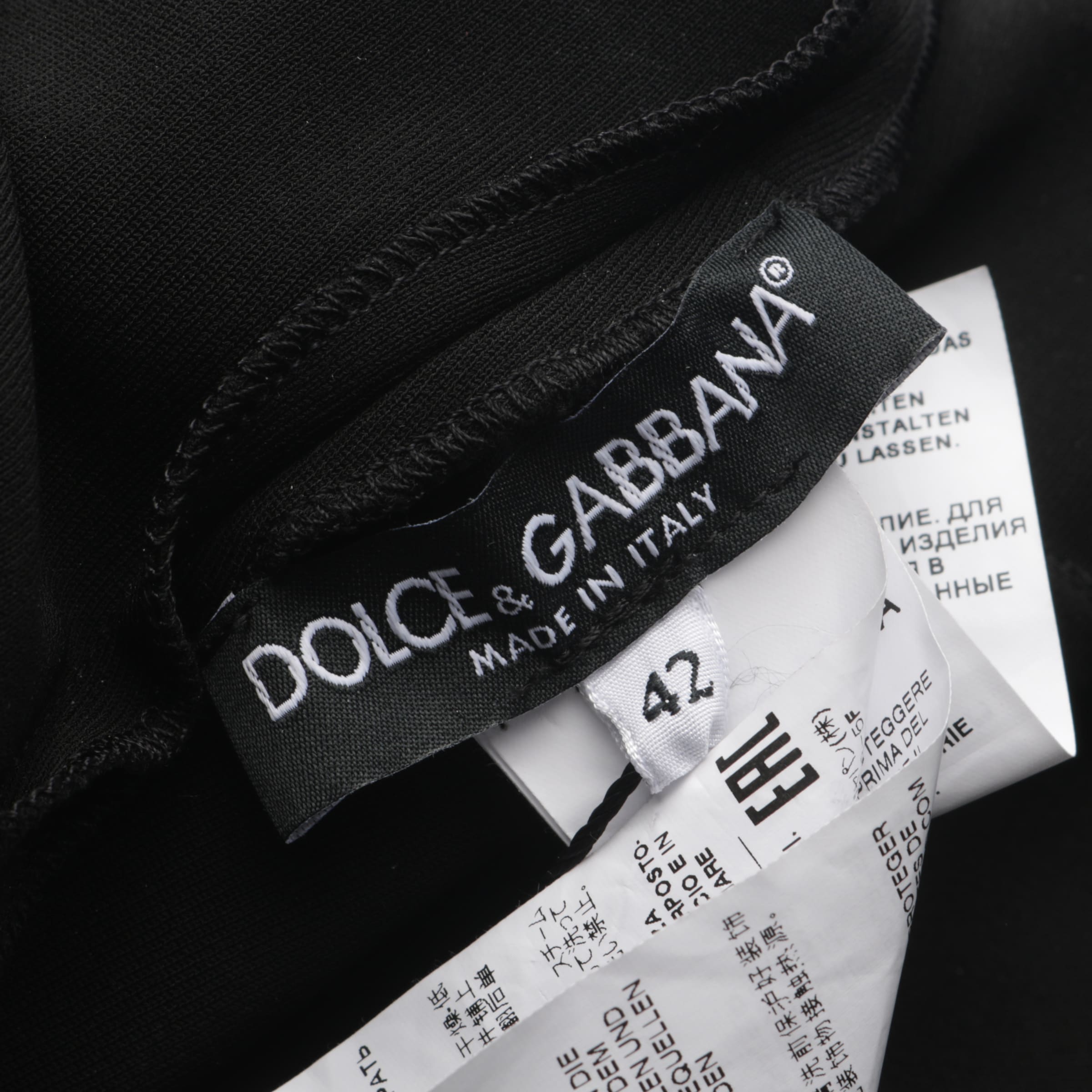 DOLCE & GABBANA Kleid S in Schwarz