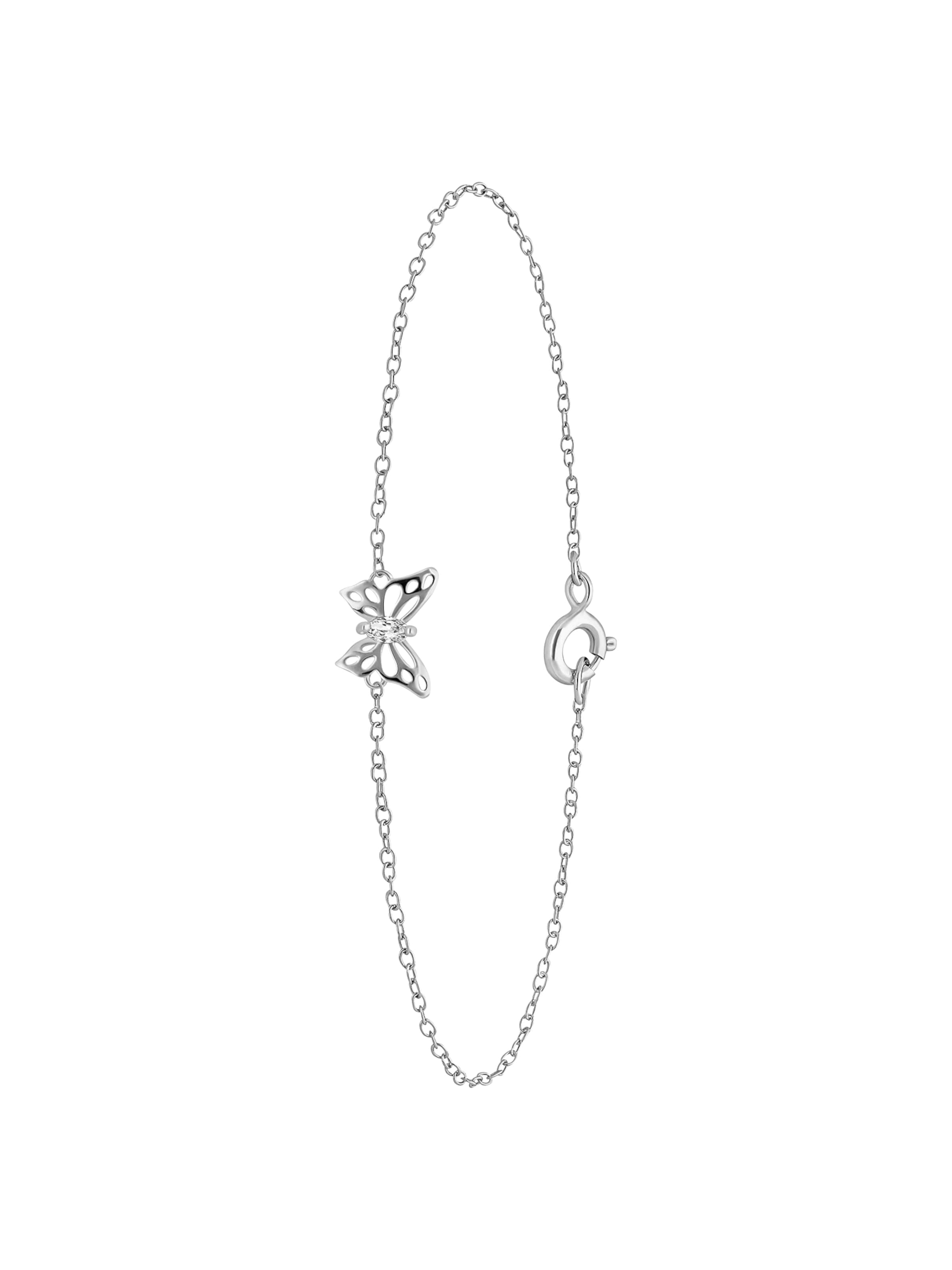 Lucardi Armband 'Klassisch' in Zilver: voorkant