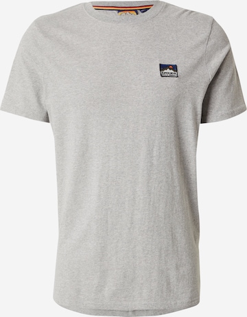 Superdry Tričko 'Great Outdoors' - Sivá: predná strana