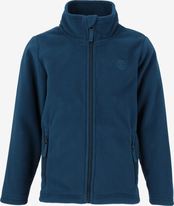 ZigZag Fleece Jacket 'Zap' in Blue: front