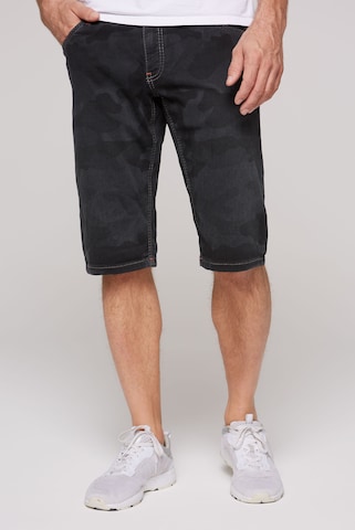 CAMP DAVID Regular Jeans in Black: front