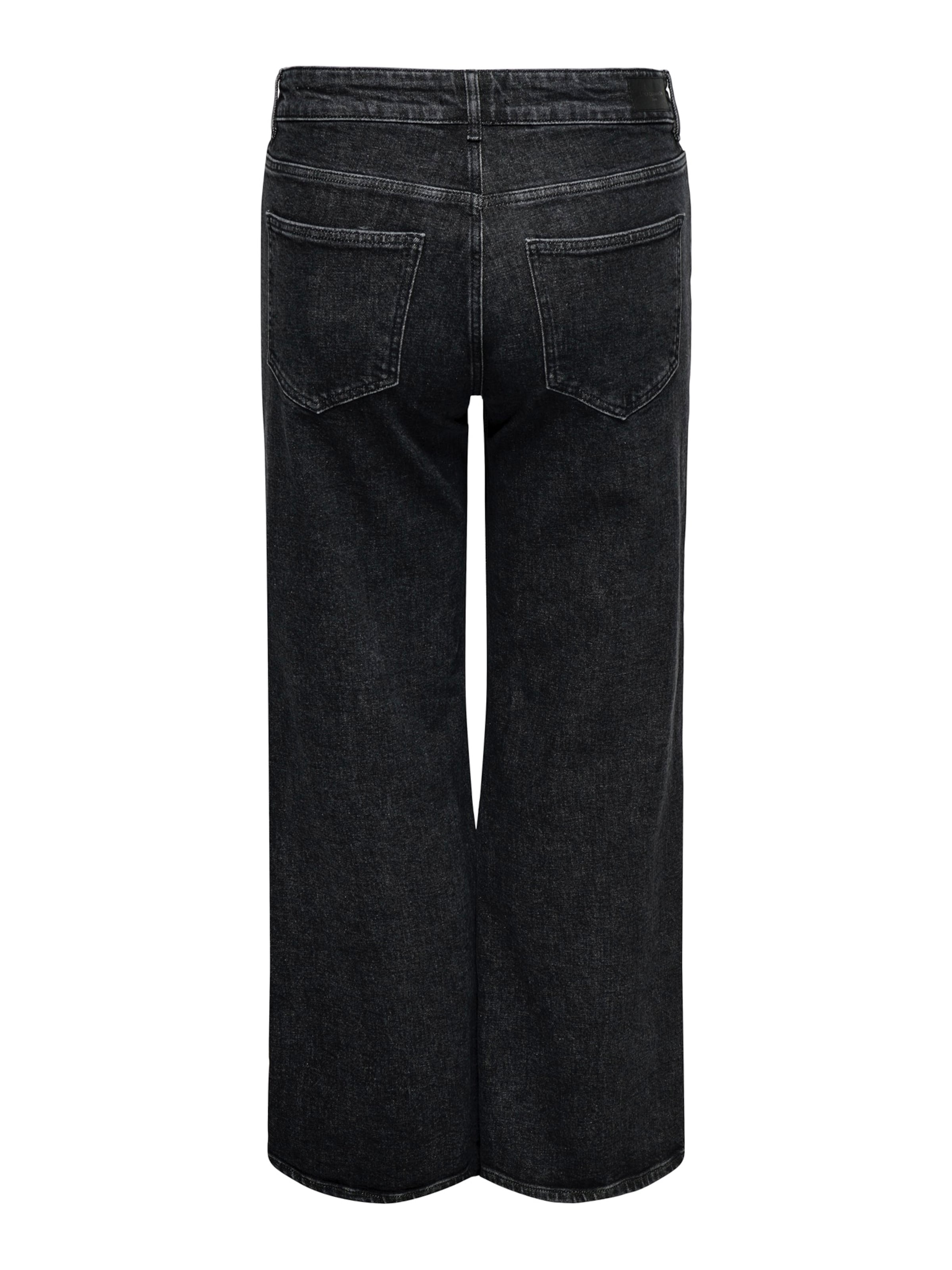 ONLY Carmakoma Широкий Джинсы 'CARJUICY' в Черный