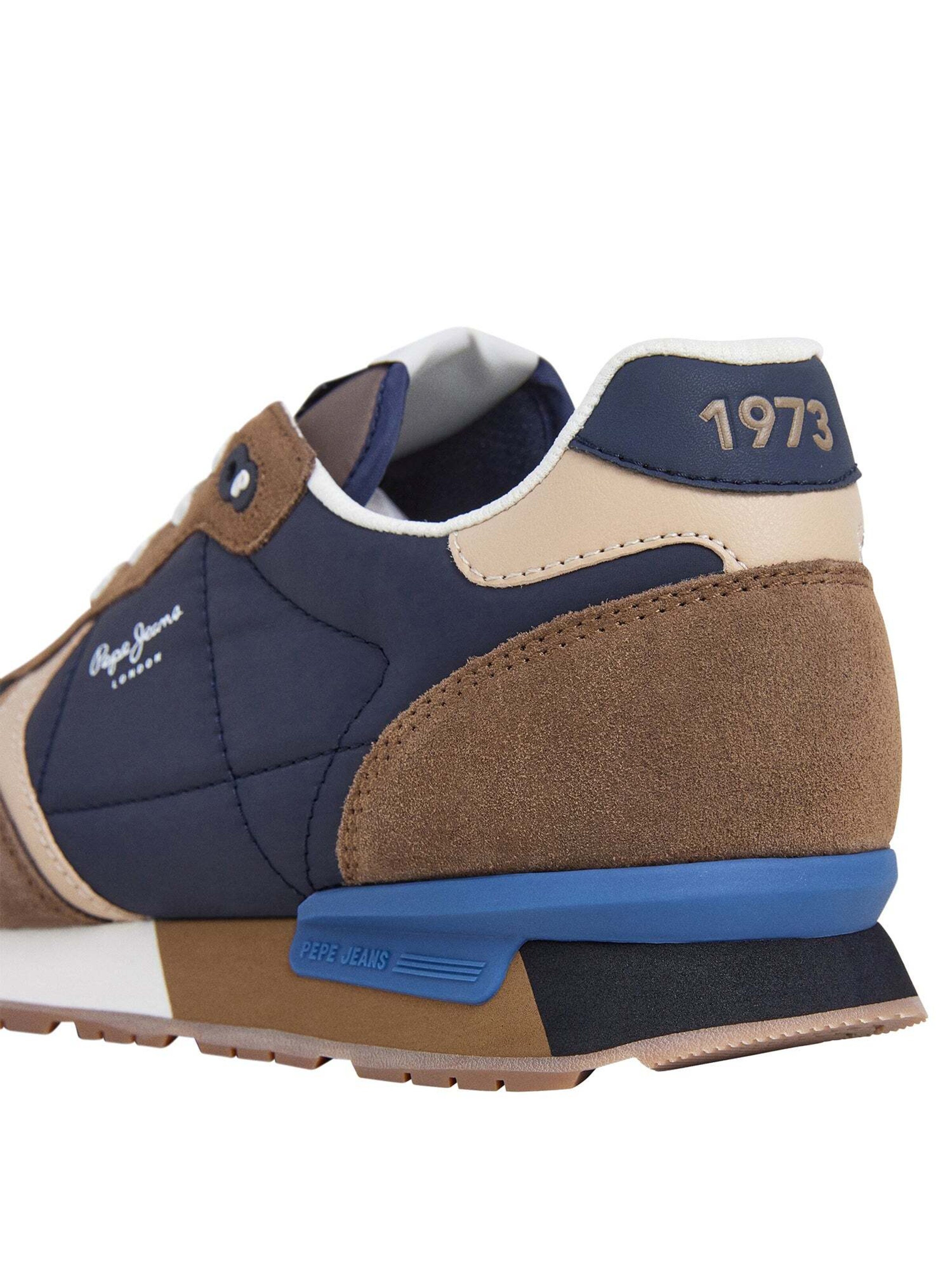 Pepe Jeans Platform trainers 'Brit Colors' in Beige