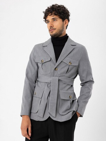 Antioch Between-Season Jacket in Grey: front