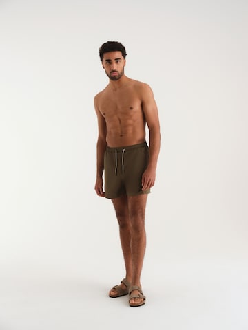 ABOUT YOU x Kevin Trapp Board Shorts 'Ibrahim' in Green