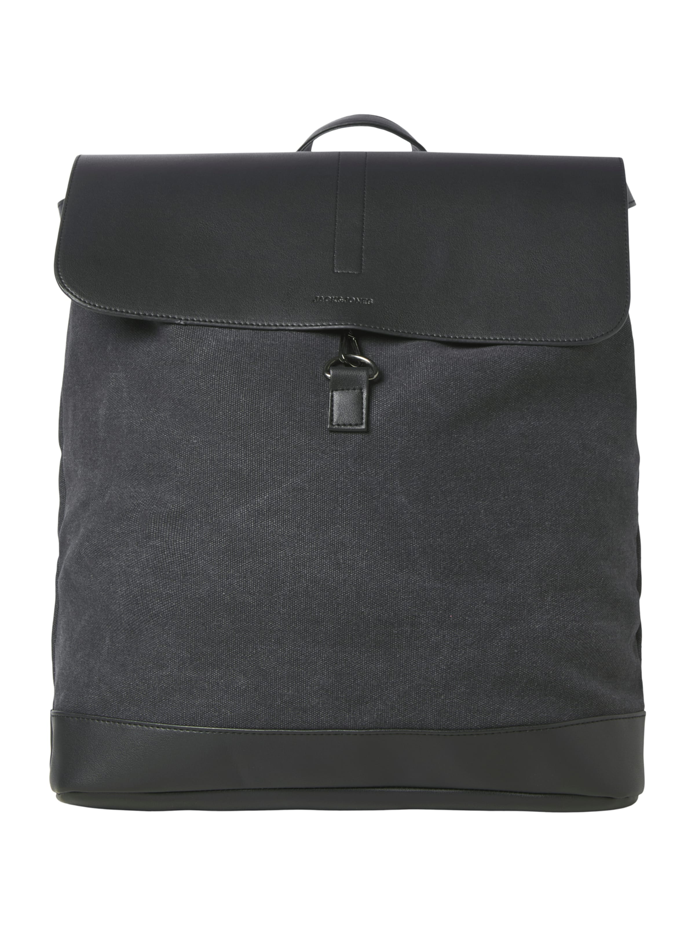 JACK & JONES Раница 'JACCAVENDISH' в черно: отпред