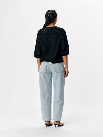 Camicia da donna 'OBJLaila' di OBJECT in nero