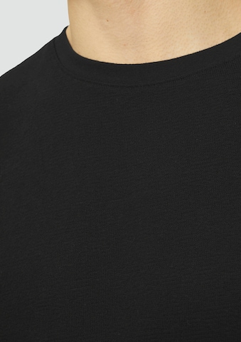 QS T-Shirt in Schwarz