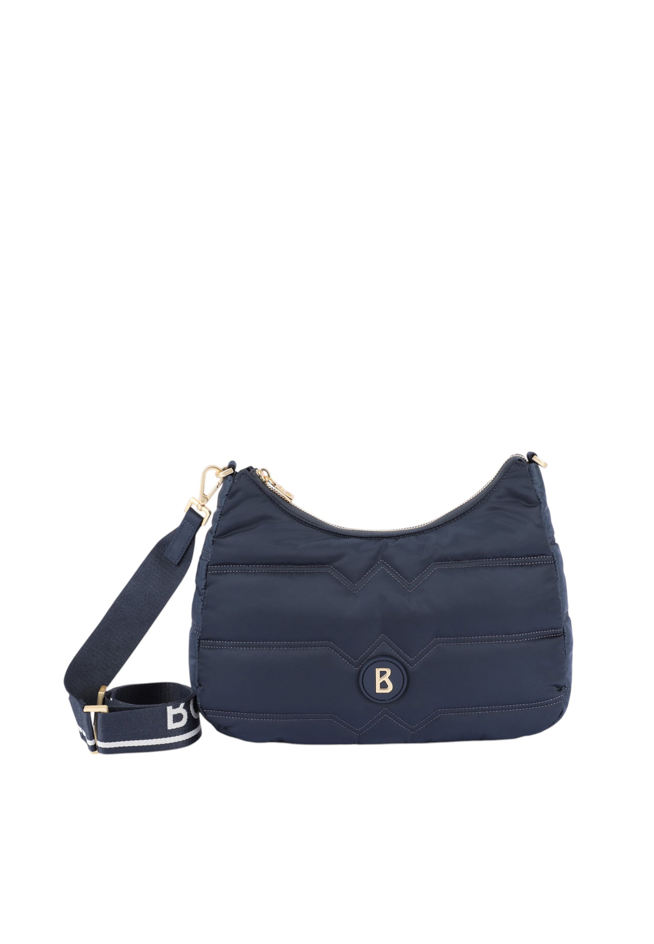 BOGNER - Mala de ombro 'Wallis Tessuto Odette' em azul: frente