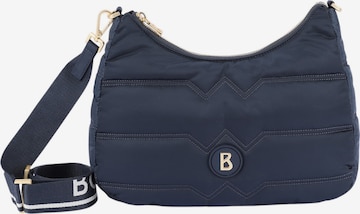 BOGNER - Mala de ombro 'Wallis Tessuto Odette' em azul: frente