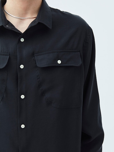 VAMOS CLO Button Up Shirt 'Oklahoma City' in Black / White, Item view