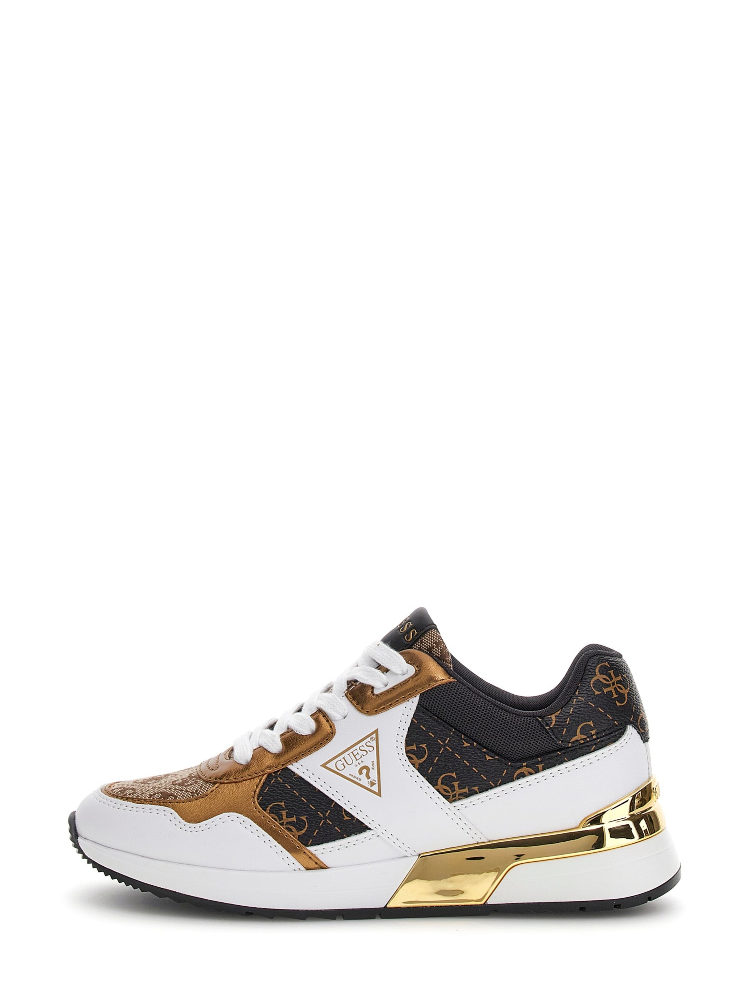 GUESS Trampki niskie 'MICKAY' w kolorze biały