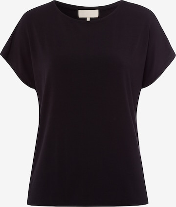 Les Lunes T-Shirt 'MOLLY' in Schwarz: Vorderseite