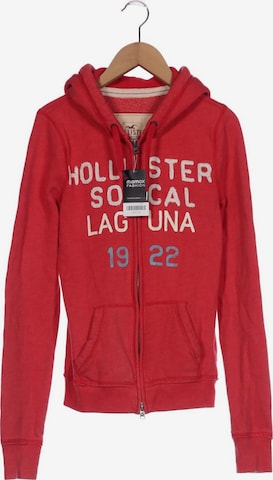 HOLLISTER Kapuzenpullover M in Rot: predná strana