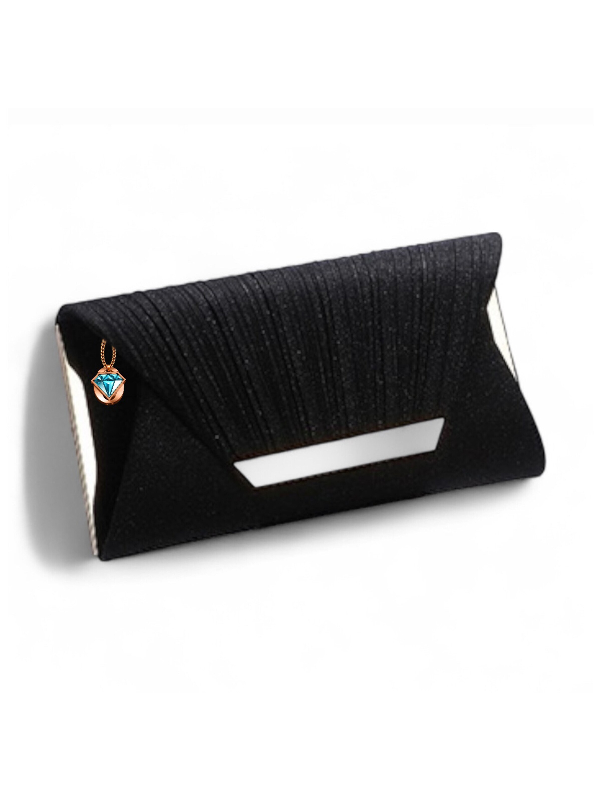 Elegon Clutch 'Model Jordan' in Black: front