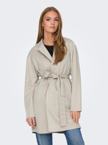 Manteau mi-saison 'JOLINE' ONLY en gris : devant