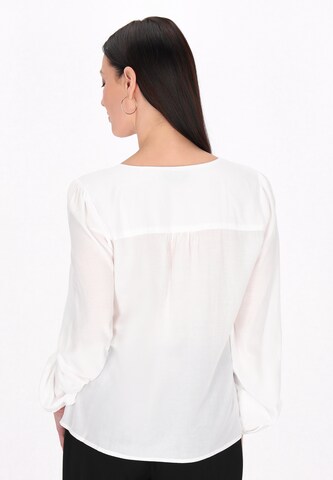 usha BLACK LABEL - Blusa em branco