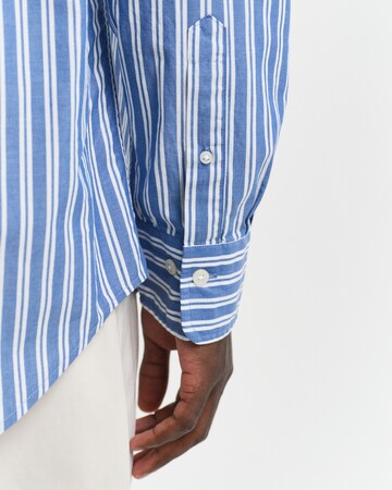 GANT Regular fit Overhemd in Blauw