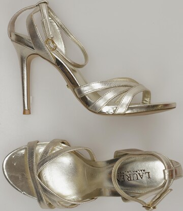 Lauren Ralph Lauren Sandals & High-Heeled Sandals in 38 in Gold: front