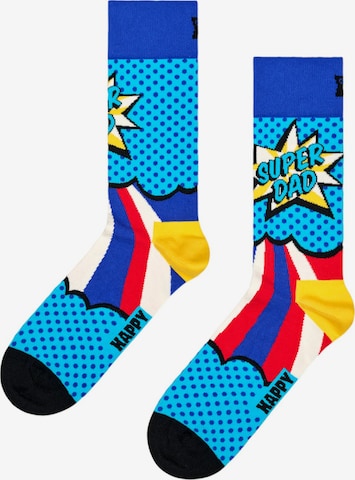 Happy Socks Socks 'Father's Day' in Blue
