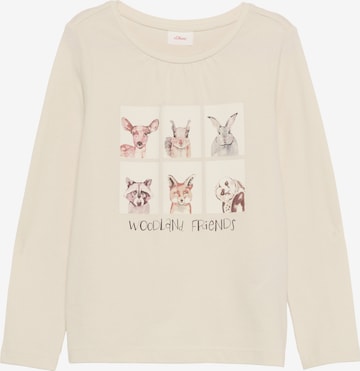 s.Oliver Shirt in Beige: front