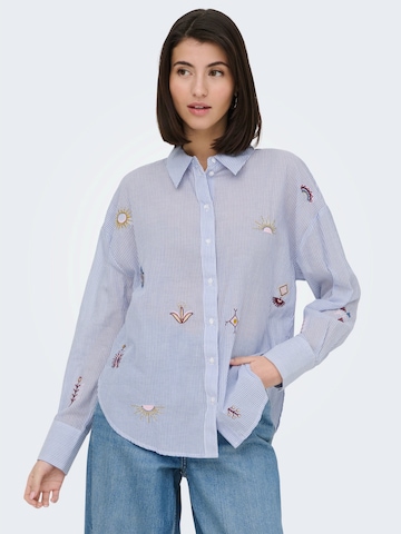 JDY Blouse 'JDYPAIGE' in Blue: front