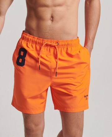 Superdry Badeshorts in Orange