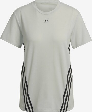 ADIDAS SPORTSWEAR Performance Shirt 'Train Icons' in Grey: front