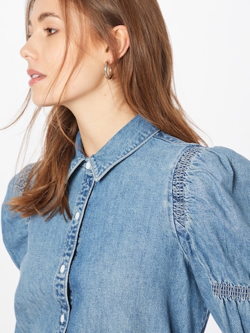 LEVI'S ® Bluse 'Zuma Cinched Slv Blouse' in Blau