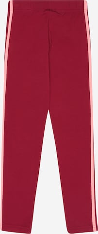 ADIDAS SPORTSWEAR - Skinny Pantalón deportivo en rojo