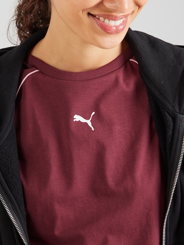 T-shirt fonctionnel PUMA en rouge