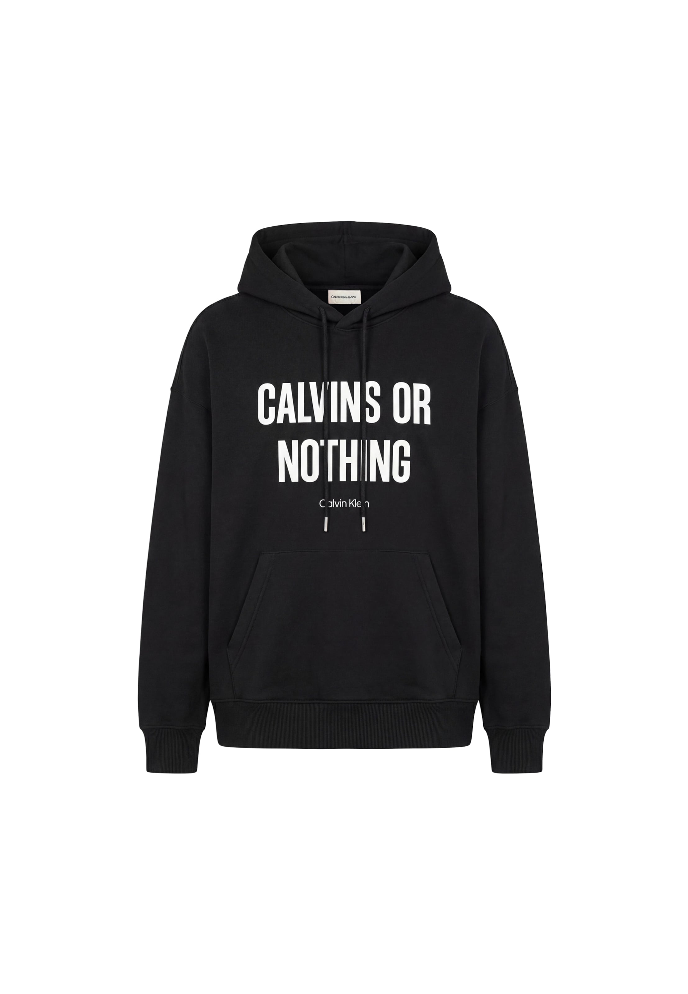 Felpa di Calvin Klein Jeans in nero: frontale
