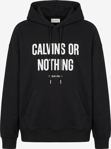 Calvin Klein Jeans Mikina – černá: přední strana