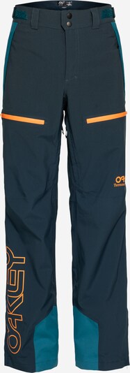 OAKLEY Sporthose in dunkelblau / jade / orange, Produktansicht