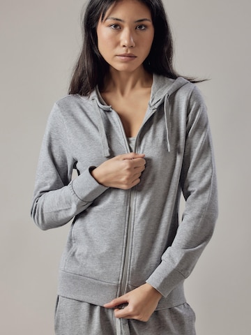 Felpa 'Felpa con Cappuccio e Zip' di OWN Off With Nature in grigio