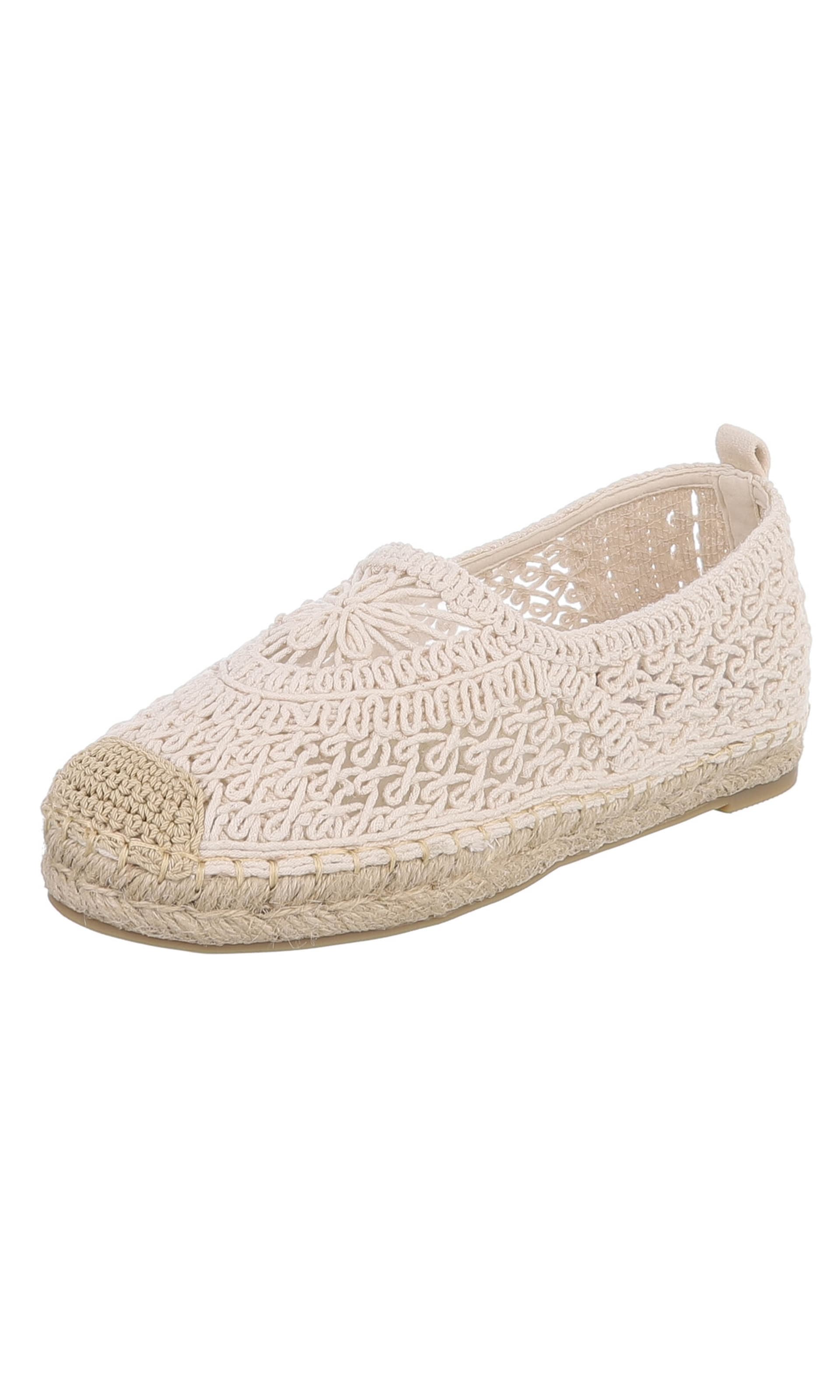 Ital-Design Espadrilles in White: front
