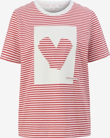 s.Oliver T-Shirt in Rot: predná strana