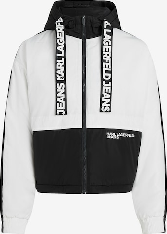 juoda KARL LAGERFELD JEANS Demisezoninė striukė: priekis