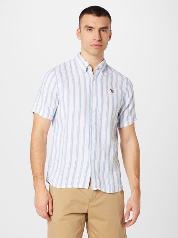 Abercrombie & Fitch - Ajuste regular Camisa en blanco: frente