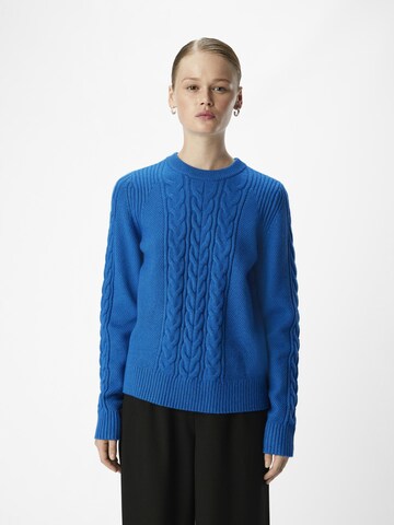 Pull-over OBJECT en bleu : devant