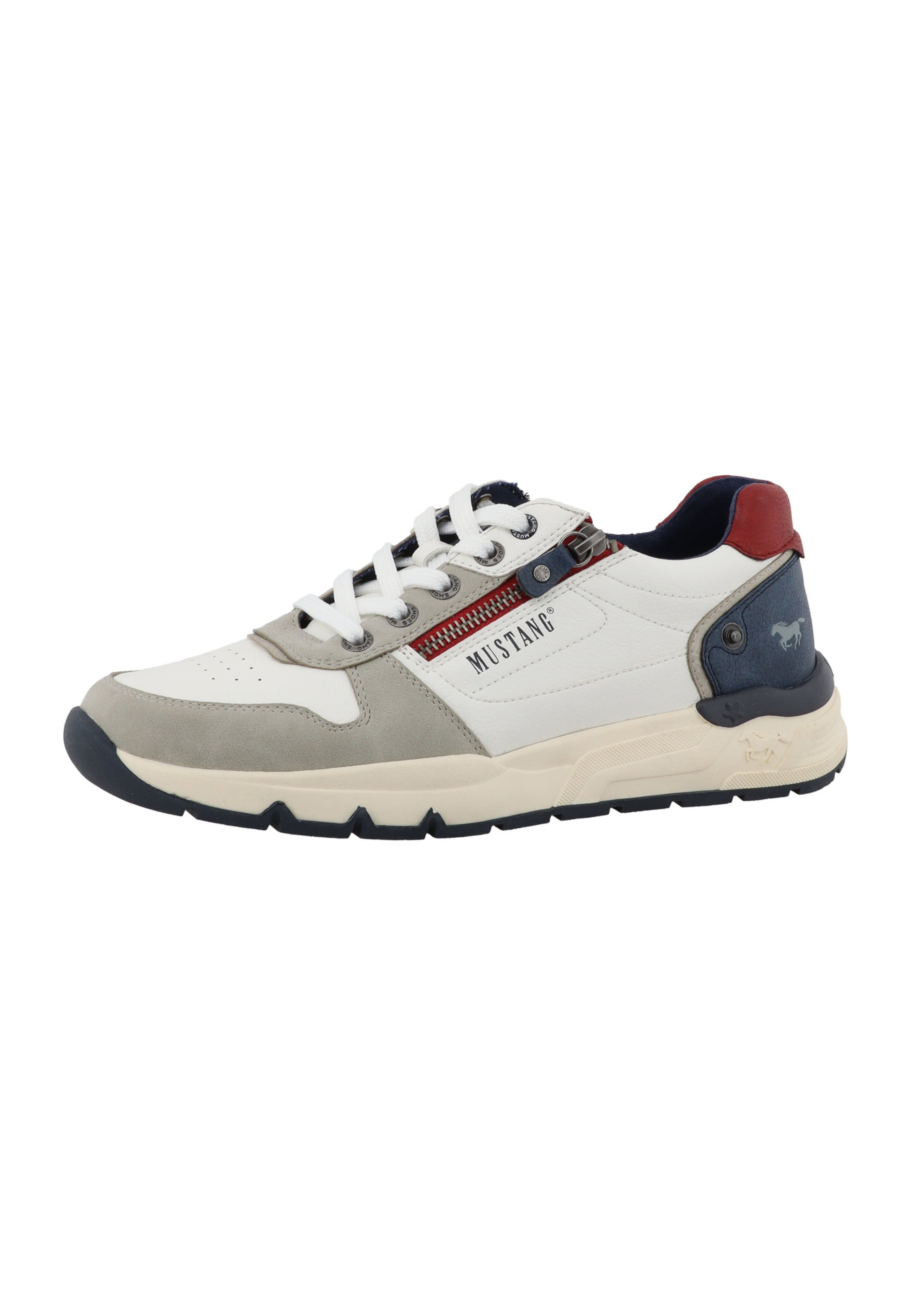 Sneaker bassa di MUSTANG in bianco: frontale