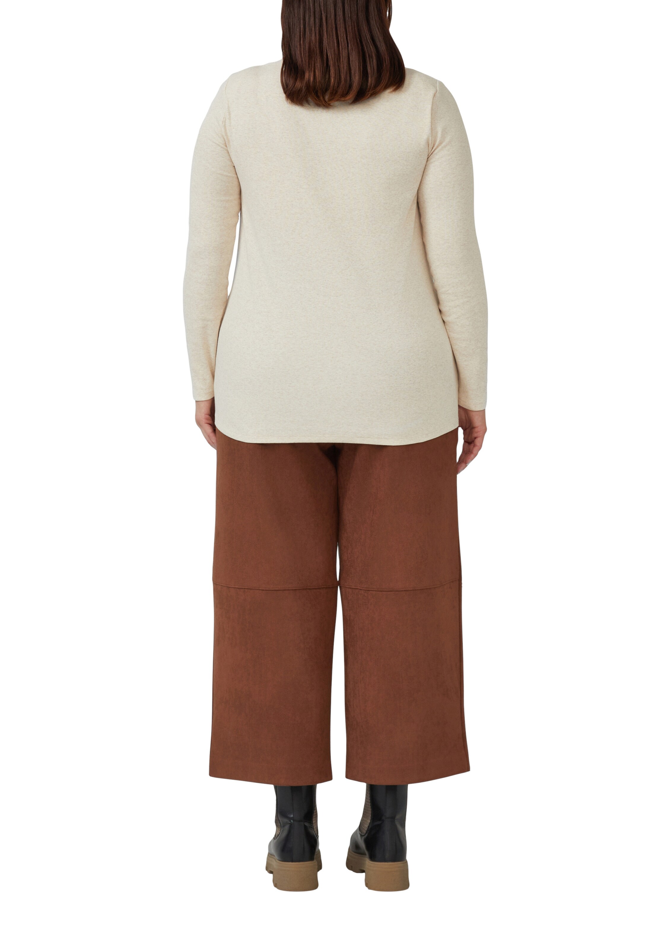 s.Oliver Red Label Plus Shirt in Beige