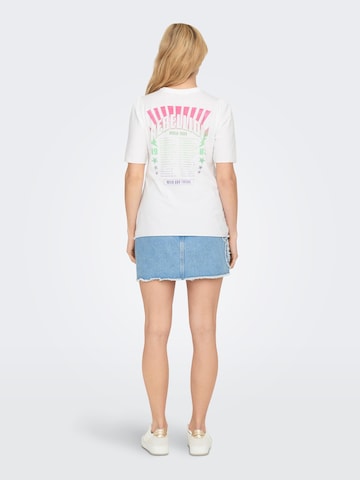 ONLY - Camiseta en blanco