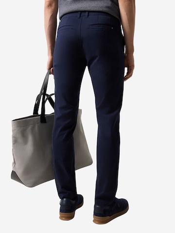 BOGNER Regular Chinohose 'Nik' in Blau