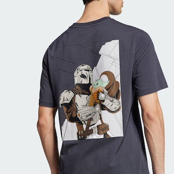 ADIDAS SPORTSWEAR Функционална тениска 'Adidas X Star Wars The Mandalorian' в сиво