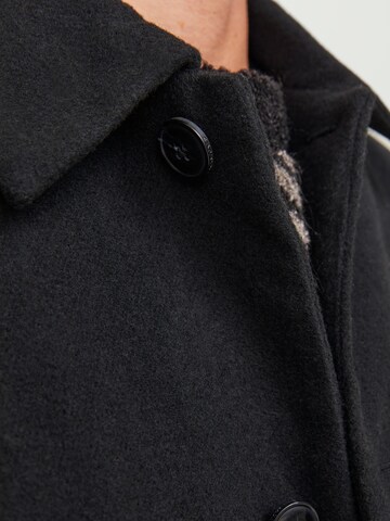 JACK & JONES Between-Seasons Coat 'ZAC' in Black