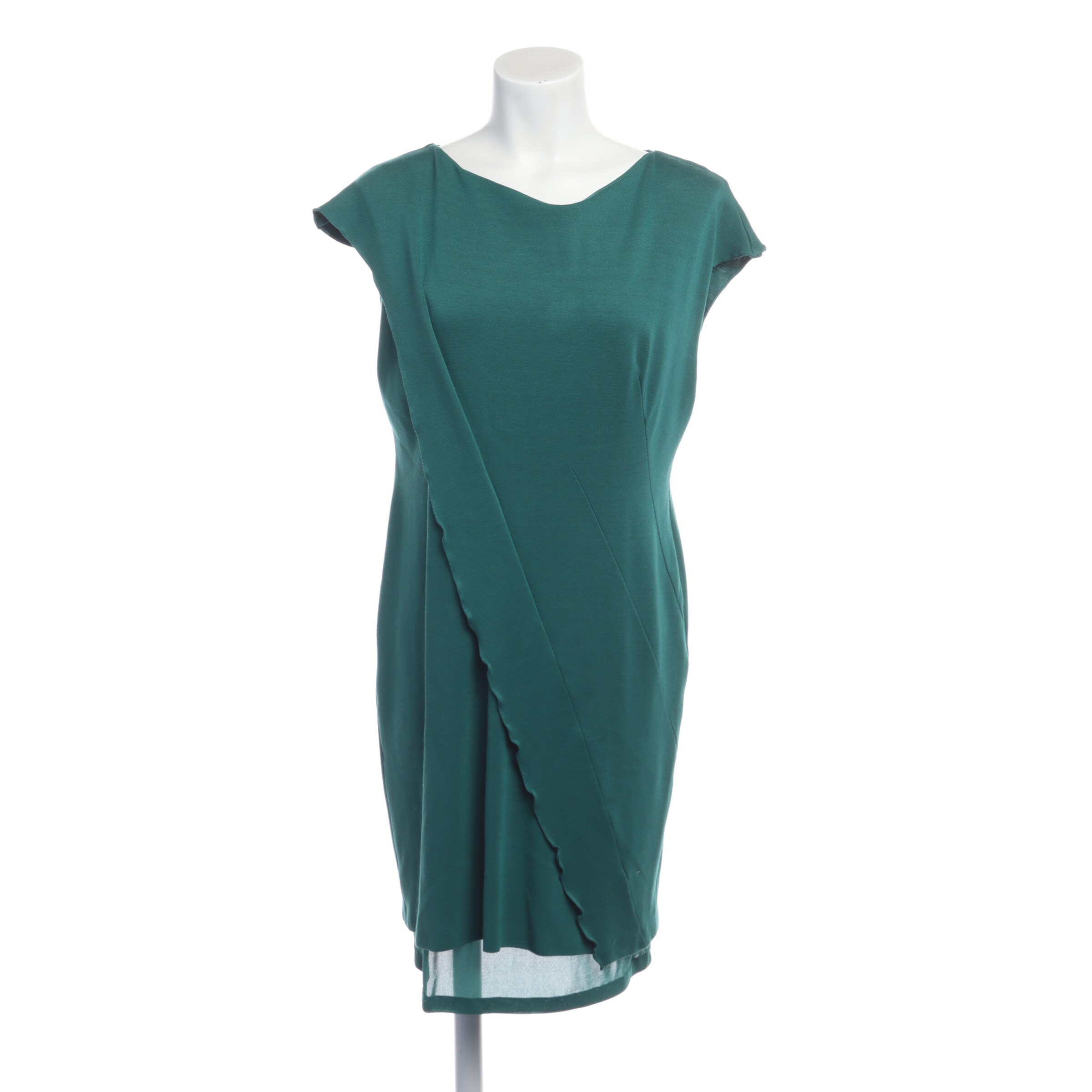 ESCADA Dress in XL in Green: front