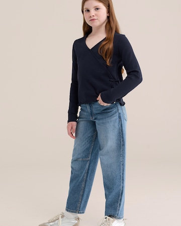 WE Fashion Shirt in Blauw