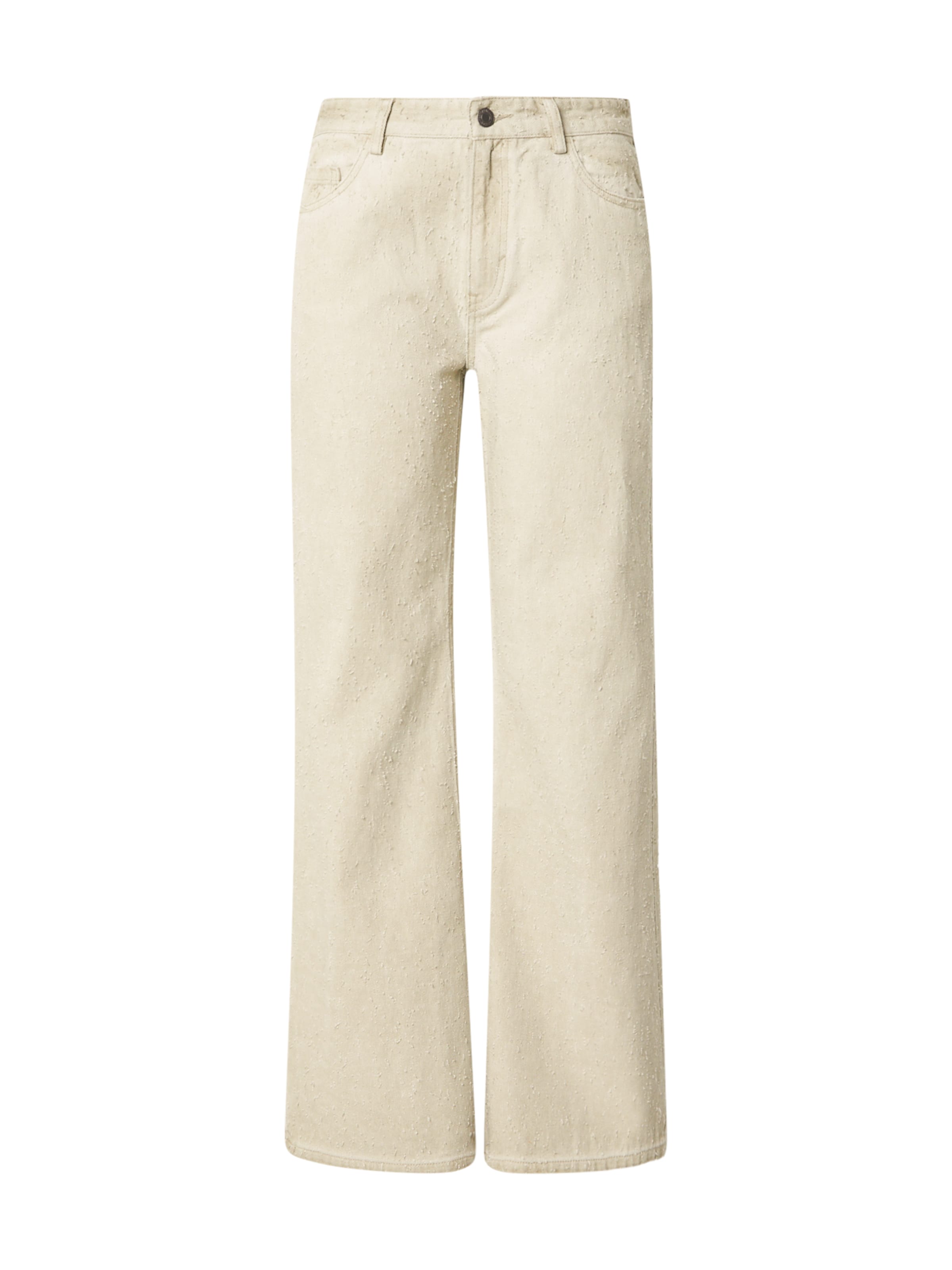 WEEKDAY - Bootcut Pantalón en beige: frente
