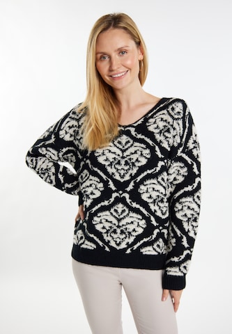 Usha Sweater 'Sivene' in Black: front